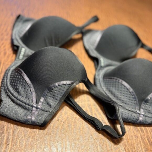 Berlei Sports Bra Size 36c Electrify Mesh Wired Bra - Black // set of 2 bras - Picture 6 of 9